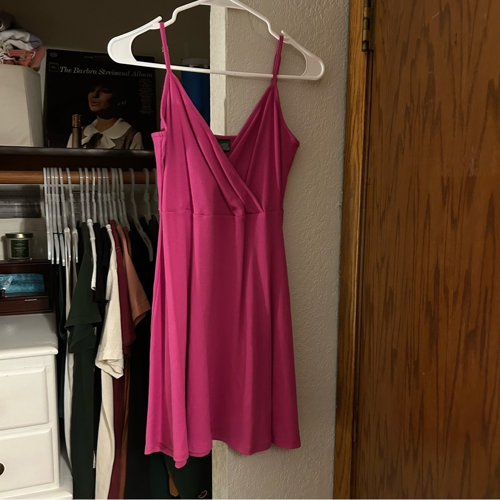pink mini dress